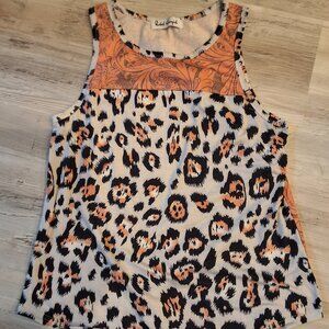 Rebel cowgirl tank top
